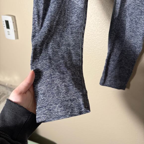 gymshark | flecked blue seamless women’s athletic leggings sz L - Picture 3 of 5